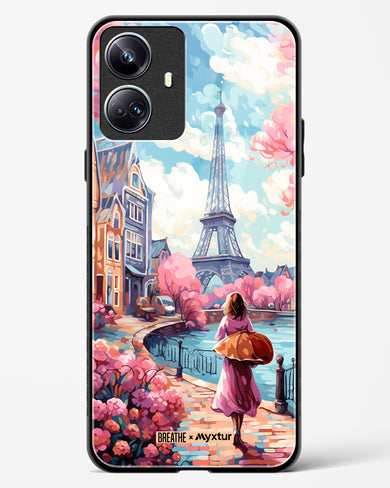 Pastel Paris Impressions [BREATHE] Glass Case Phone Cover-(Realme)