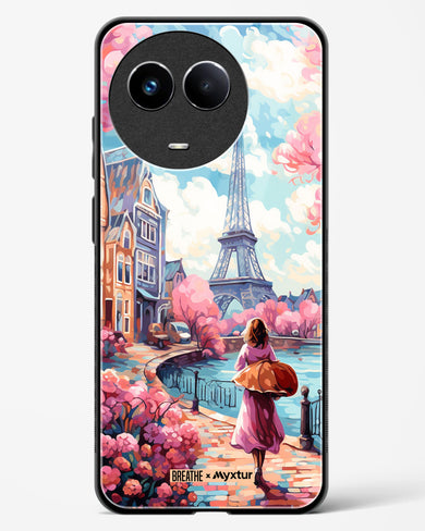 Pastel Paris Impressions [BREATHE] Glass Case Phone Cover (Realme)