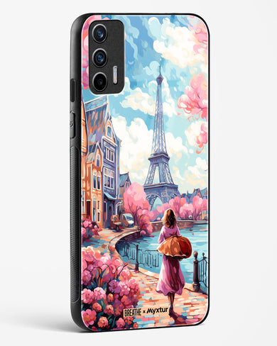 Pastel Paris Impressions [BREATHE] Glass Case Phone Cover-(Realme)