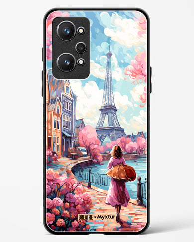 Pastel Paris Impressions [BREATHE] Glass Case Phone Cover-(Realme)