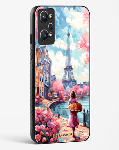 Pastel Paris Impressions [BREATHE] Glass Case Phone Cover-(Realme)