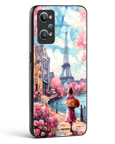 Pastel Paris Impressions [BREATHE] Glass Case Phone Cover-(Realme)