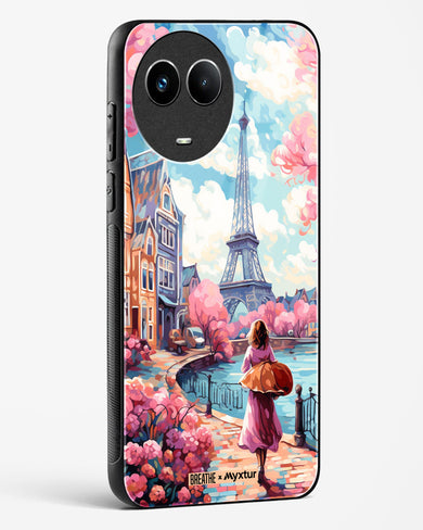 Pastel Paris Impressions [BREATHE] Glass Case Phone Cover (Realme)