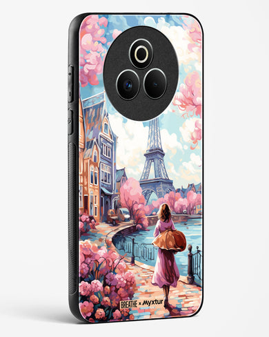 Pastel Paris Impressions [BREATHE] Glass Case Phone Cover (Realme)