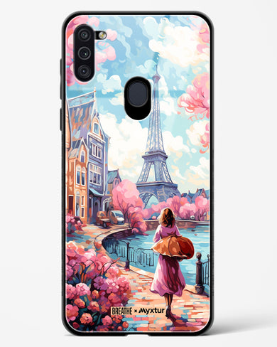 Pastel Paris Impressions [BREATHE] Glass Case Phone Cover-(Samsung)