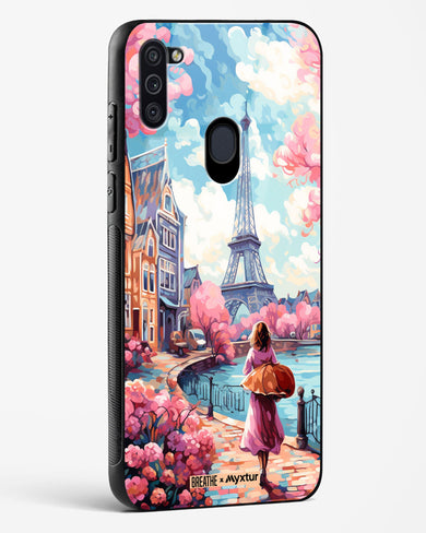 Pastel Paris Impressions [BREATHE] Glass Case Phone Cover-(Samsung)