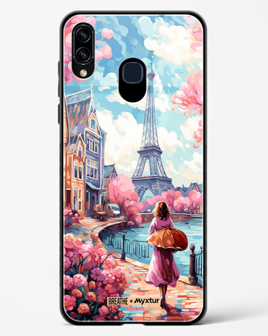 Pastel Paris Impressions [BREATHE] Glass Case Phone Cover-(Samsung)