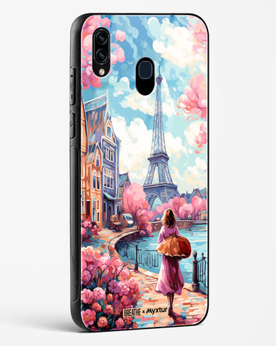 Pastel Paris Impressions [BREATHE] Glass Case Phone Cover-(Samsung)