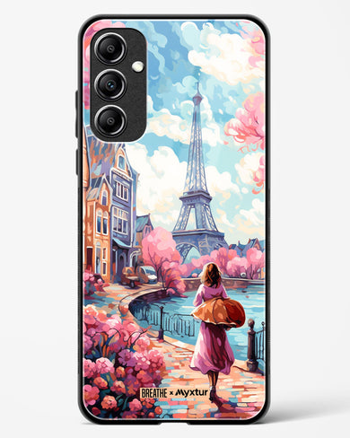 Pastel Paris Impressions [BREATHE] Glass Case Phone Cover-(Samsung)