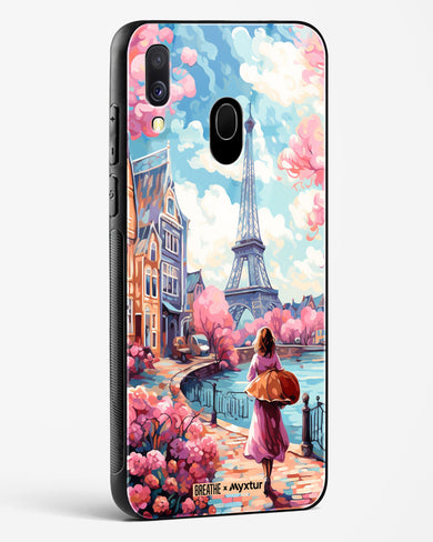 Pastel Paris Impressions [BREATHE] Glass Case Phone Cover-(Samsung)