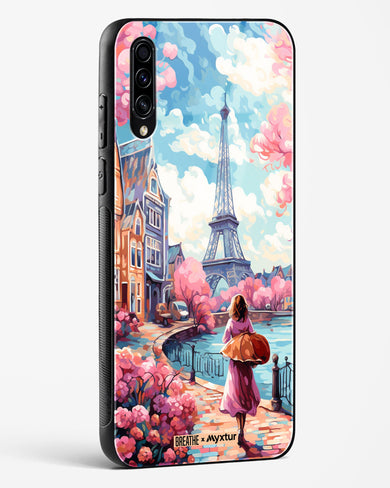 Pastel Paris Impressions [BREATHE] Glass Case Phone Cover-(Samsung)