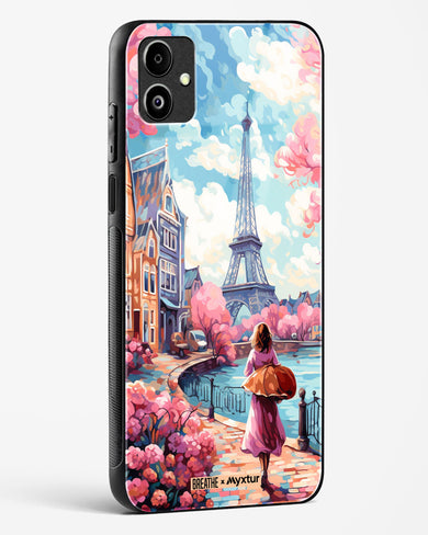 Pastel Paris Impressions [BREATHE] Glass Case Phone Cover-(Samsung)