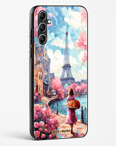 Pastel Paris Impressions [BREATHE] Glass Case Phone Cover-(Samsung)