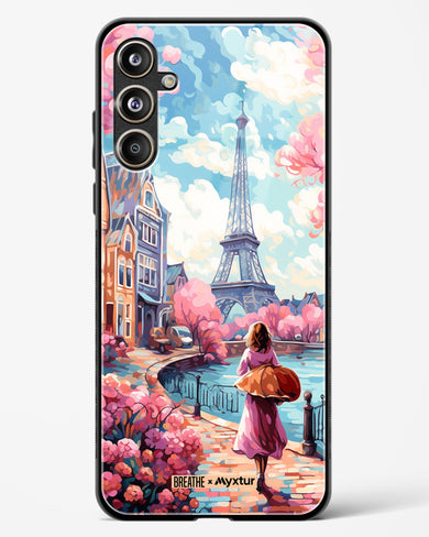 Pastel Paris Impressions [BREATHE] Glass Case Phone Cover (Samsung)