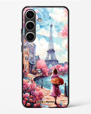 Pastel Paris Impressions [BREATHE] Glass Case Phone Cover-(Samsung)