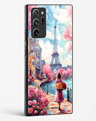 Pastel Paris Impressions [BREATHE] Glass Case Phone Cover-(Samsung)