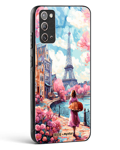 Pastel Paris Impressions [BREATHE] Glass Case Phone Cover-(Samsung)