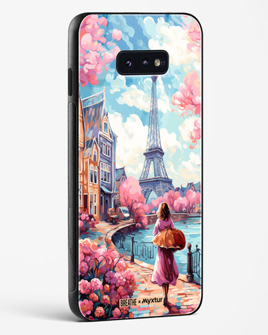 Pastel Paris Impressions [BREATHE] Glass Case Phone Cover-(Samsung)