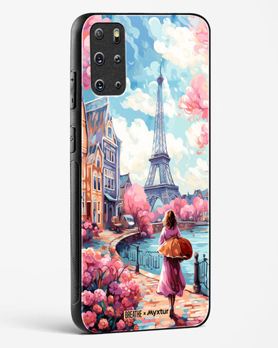 Pastel Paris Impressions [BREATHE] Glass Case Phone Cover-(Samsung)