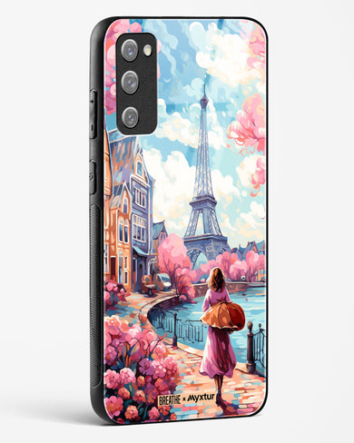 Pastel Paris Impressions [BREATHE] Glass Case Phone Cover-(Samsung)