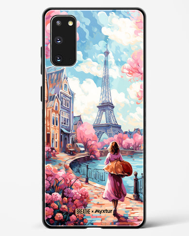 Pastel Paris Impressions [BREATHE] Glass Case Phone Cover-(Samsung)