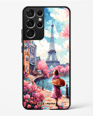 Pastel Paris Impressions [BREATHE] Glass Case Phone Cover-(Samsung)