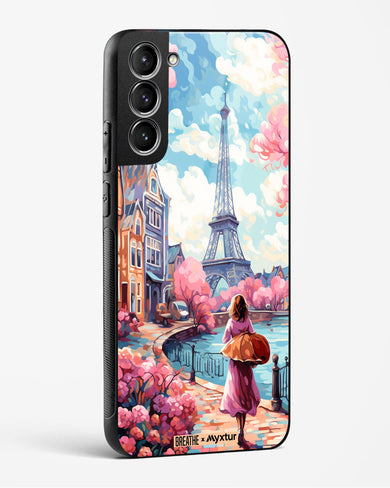 Pastel Paris Impressions [BREATHE] Glass Case Phone Cover-(Samsung)