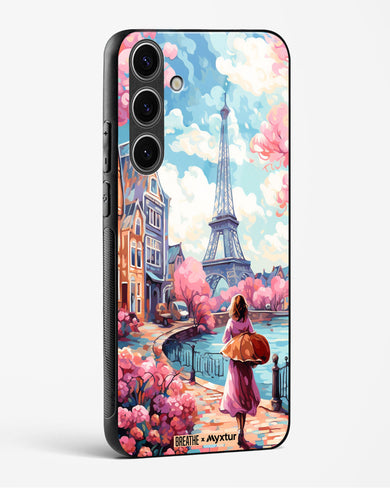 Pastel Paris Impressions [BREATHE] Glass Case Phone Cover-(Samsung)