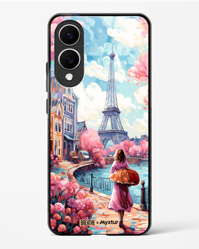 Pastel Paris Impressions [BREATHE] Glass Case Phone Cover (Samsung)