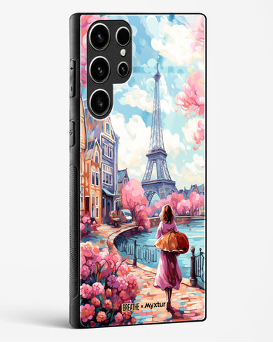 Pastel Paris Impressions [BREATHE] Glass Case Phone Cover (Samsung)