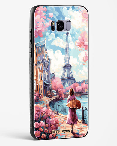 Pastel Paris Impressions [BREATHE] Glass Case Phone Cover (Samsung)