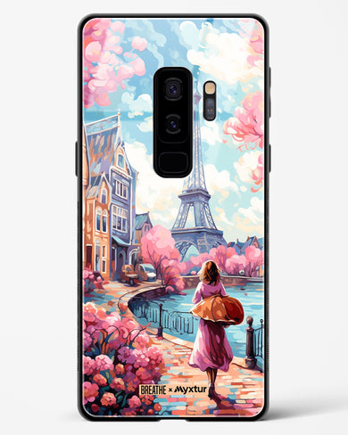 Pastel Paris Impressions [BREATHE] Glass Case Phone Cover-(Samsung)