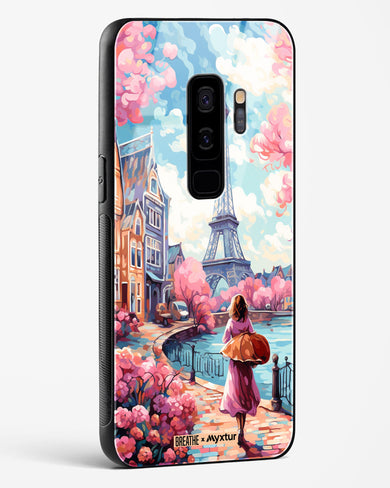Pastel Paris Impressions [BREATHE] Glass Case Phone Cover-(Samsung)