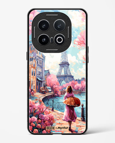 Pastel Paris Impressions [BREATHE] Glass Case Phone Cover (Vivo)