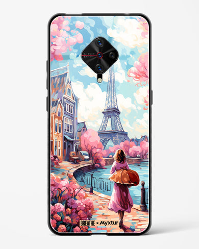 Pastel Paris Impressions [BREATHE] Glass Case Phone Cover-(Vivo)