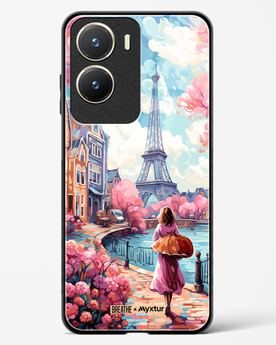 Pastel Paris Impressions [BREATHE] Glass Case Phone Cover-(Vivo)