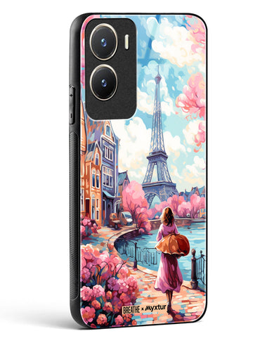 Pastel Paris Impressions [BREATHE] Glass Case Phone Cover-(Vivo)