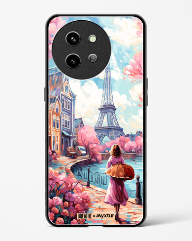 Pastel Paris Impressions [BREATHE] Glass Case Phone Cover (Vivo)