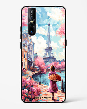 Pastel Paris Impressions [BREATHE] Glass Case Phone Cover (Vivo)