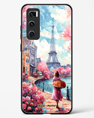 Pastel Paris Impressions [BREATHE] Glass Case Phone Cover-(Vivo)