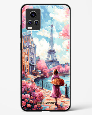 Pastel Paris Impressions [BREATHE] Glass Case Phone Cover (Vivo)