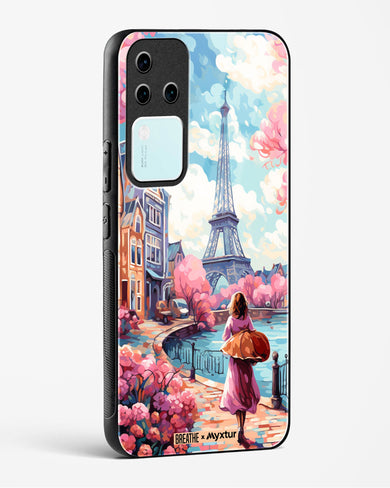 Pastel Paris Impressions [BREATHE] Glass Case Phone Cover (Vivo)