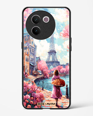 Pastel Paris Impressions [BREATHE] Glass Case Phone Cover (Vivo)