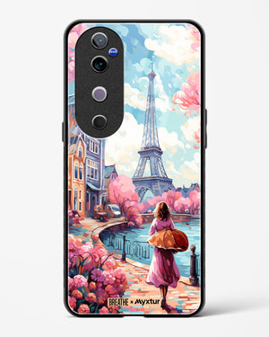 Pastel Paris Impressions [BREATHE] Glass Case Phone Cover (Vivo)