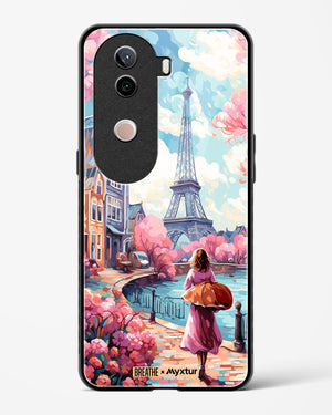 Pastel Paris Impressions [BREATHE] Glass Case Phone Cover (Vivo)