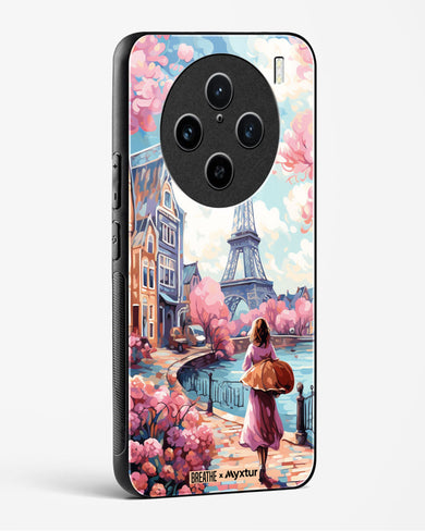 Pastel Paris Impressions [BREATHE] Glass Case Phone Cover (Vivo)