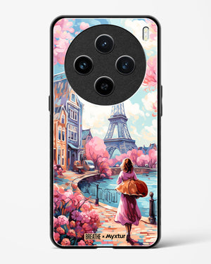 Pastel Paris Impressions [BREATHE] Glass Case Phone Cover (Vivo)