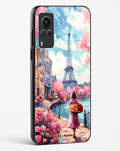 Pastel Paris Impressions [BREATHE] Glass Case Phone Cover-(Vivo)