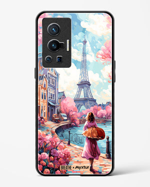 Pastel Paris Impressions [BREATHE] Glass Case Phone Cover (Vivo)