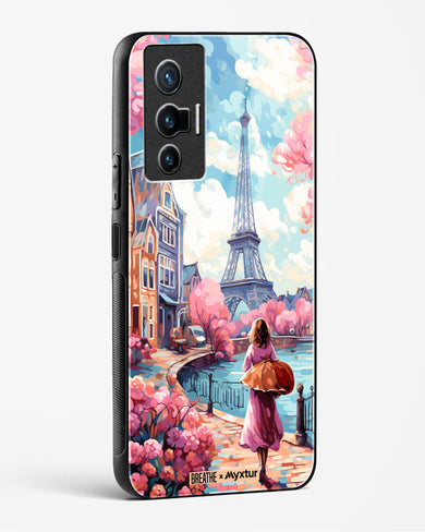 Pastel Paris Impressions [BREATHE] Glass Case Phone Cover-(Vivo)